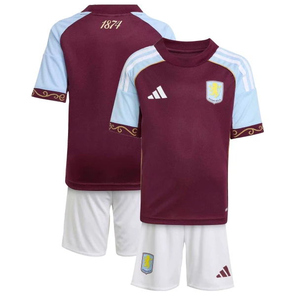 Conjunto Aston Villa Local 2025/2026 Niño