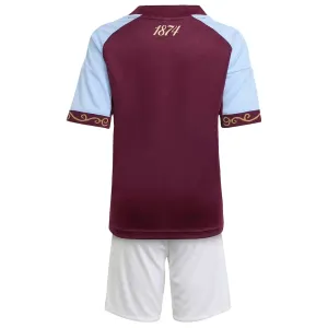 Conjunto Aston Villa Local 2025/2026 Niño