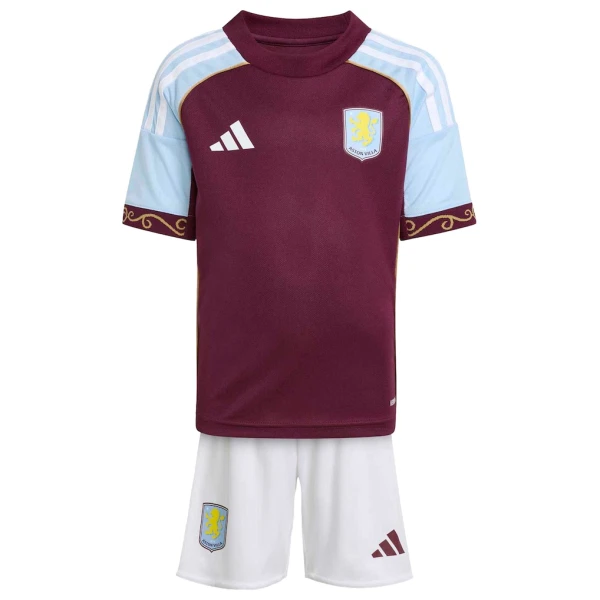 Conjunto Aston Villa Local 2025/2026 Niño