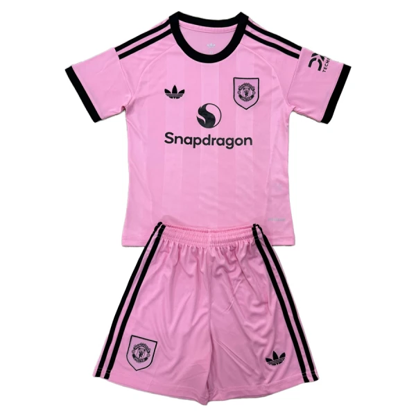 Conjunto Manchester United Portero 2025/2026 Niño Rosa