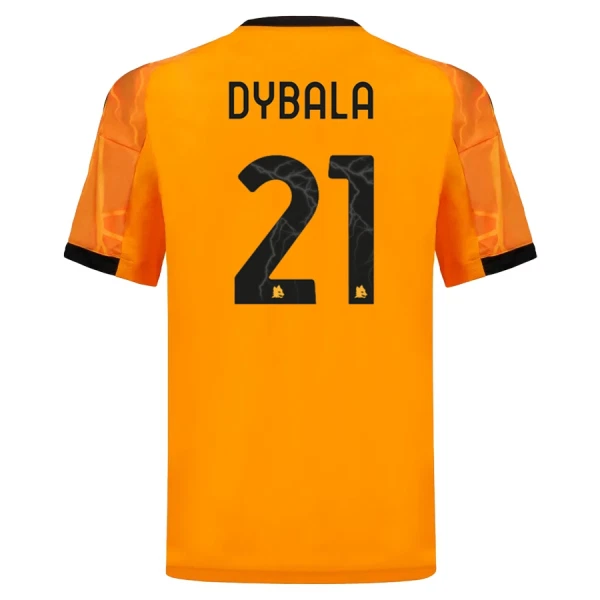 Conjunto AS Roma Paulo Dybala 21 Visitante 2025/2026 Niño