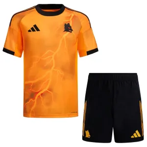 Conjunto AS Roma Visitante 2025/2026 Niño