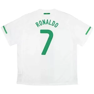 Camiseta Portugal Cristiano Ronaldo 7 2010 Visitante Retro