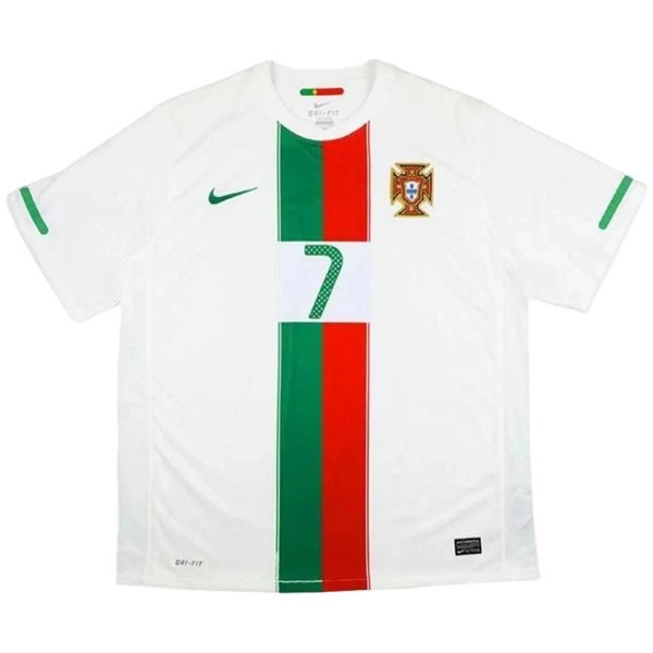 Camiseta Portugal Cristiano Ronaldo 7 2010 Visitante Retro
