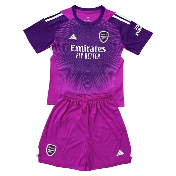 Conjunto Arsenal Portero 2025/2026 Niño Morado