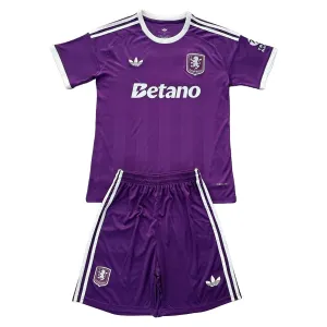 Conjunto Aston Villa Portero 2025/2026 Niño Morado
