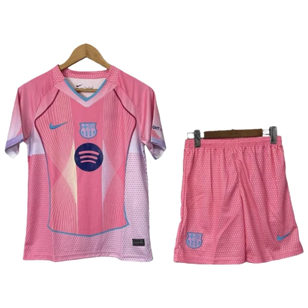Conjunto Barcelona 2025/2026 Niño Rosa Edición Especial