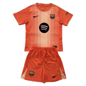 Conjunto FC Barcelona Portero 2025/2026 Niño Naranja