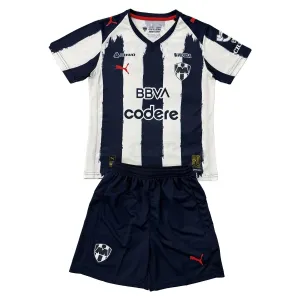 Conjunto Rayados Rayados Monterrey Local 2025/2026 Niño