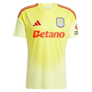 Camiseta Aston Villa Portero 2025/2026 Amarillo