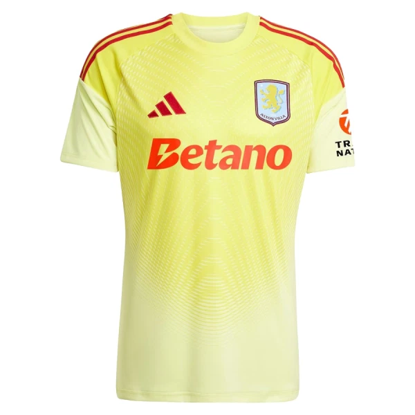 Camiseta Aston Villa Portero 2025/2026 Amarillo