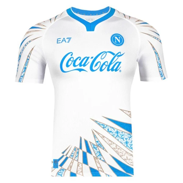 Camiseta SSC Napoli Pre-Match 2025/2026 Blanco