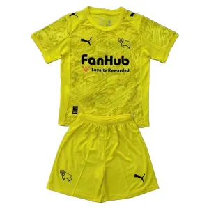 Conjunto Derby County Portero 2025/2026 Niño Amarillo