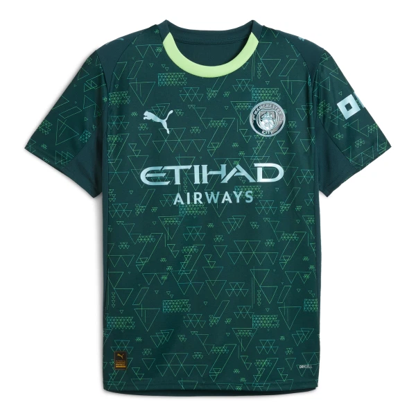 Camiseta Manchester City Phil Foden 47 Cuarta Equipación 2025/2026 EA Sport