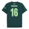 Camiseta Manchester City Rodrigo 16 Cuarta Equipación 2025/2026 EA Sport