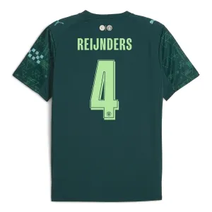 Camiseta Manchester City Tijjani Reijnders 4 Cuarta Equipación 2025/2026 EA Sport