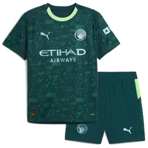 Conjunto Manchester City Phil Foden 47 Cuarta Equipación 2025/2026 EA Sport Niño