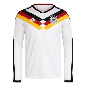 Camiseta Alemania Local Mundial 2026 Manga Larga