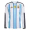 Camiseta Argentina Local Mundial 2026 Manga Larga