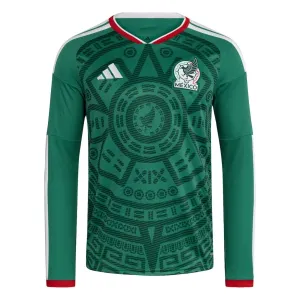Camiseta México Local Mundial 2026 Manga Larga