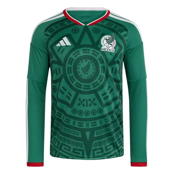 Camiseta México Local Mundial 2026 Manga Larga