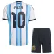 Conjunto Argentina Lionel Messi 10 Local Mundial 2026 Niño