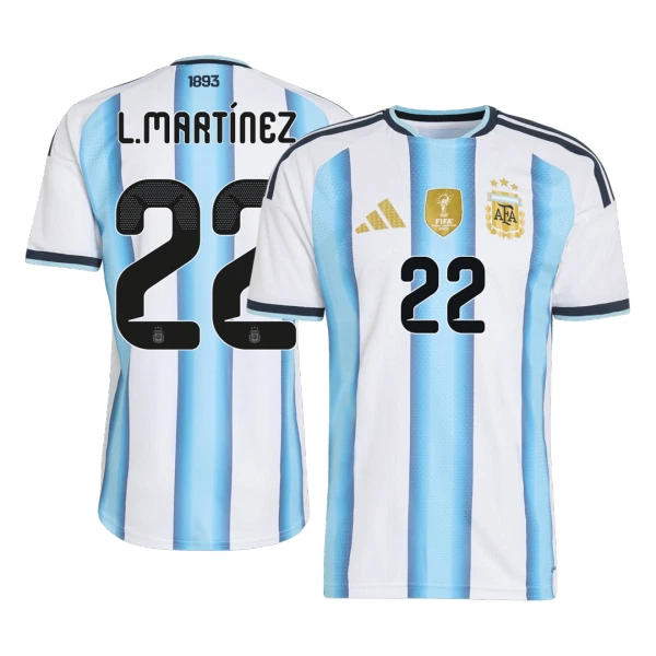 Camiseta Argentina Lautaro Martínez 22 Local Mundial 2026