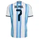 Camiseta Argentina R. de Paul 7 Local Mundial 2026