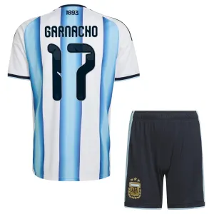 Conjunto Argentina Garnacho 17 Local Mundial 2026 Niño