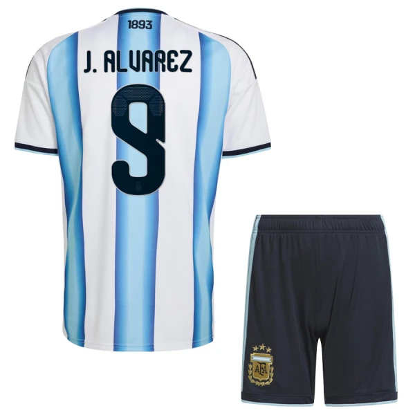 Conjunto Argentina Julián Álvarez 9 Local Mundial 2026 Niño