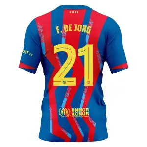 Camiseta FC Barcelona Frenkie de Jong 21 Cuarta Equipación 2025/2026