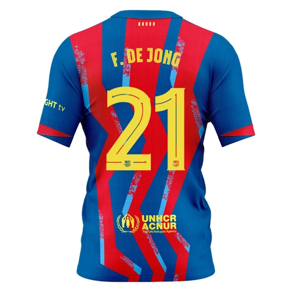 Camiseta FC Barcelona Frenkie de Jong 21 Cuarta Equipación 2025/2026