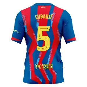 Camiseta FC Barcelona Pau Cubarsí 5 Cuarta Equipación 2025/2026