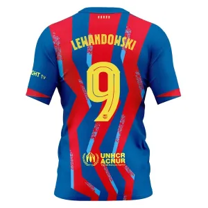 Camiseta FC Barcelona Robert Lewandowski 9 Cuarta Equipación 2025/2026