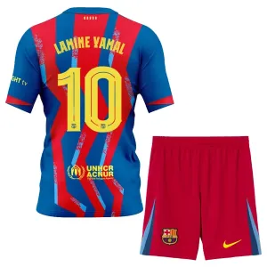 Conjunto FC Barcelona Lamine Yamal 10 Cuarta Equipación 2025/2026 Niño
