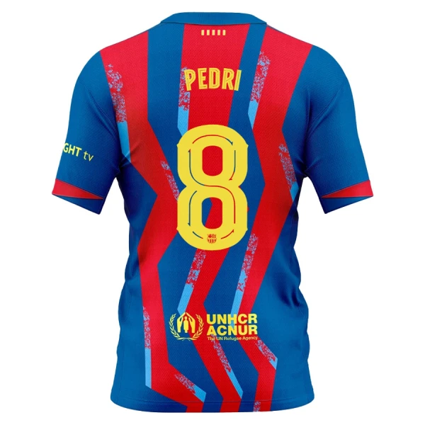 Conjunto FC Barcelona Pedri 8 Cuarta Equipación 2025/2026 Niño