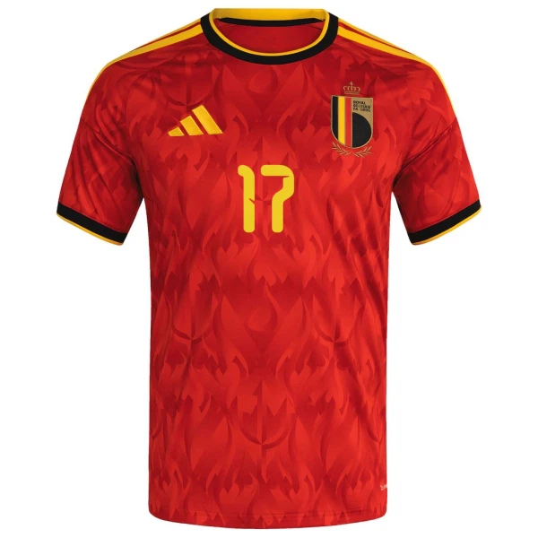 Camiseta Bélgica De Ketelaere 17 Local Mundial 2026