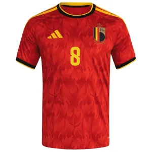 Camiseta Bélgica Tielemans 8 Local Mundial 2026