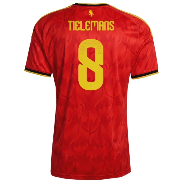 Camiseta Bélgica Tielemans 8 Local Mundial 2026