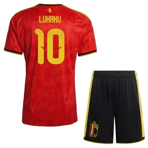Conjunto Bélgica Romelu Lukaku 10 Local Mundial 2026 Niño