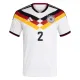Camiseta Alemania Antonio Rüdiger 2 Local Mundial 2026