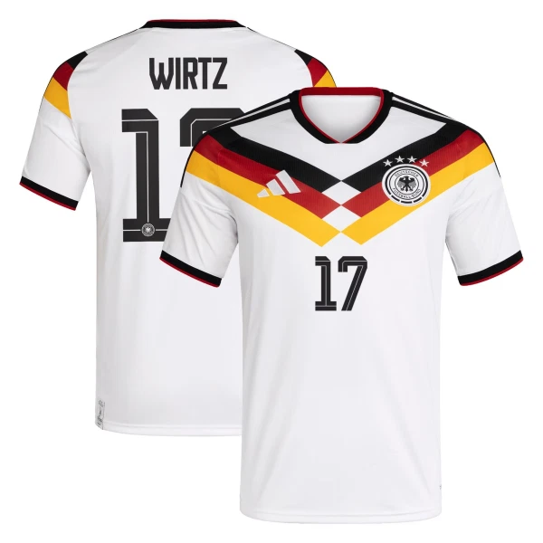 Camiseta Alemania Florian Wirtz 17 Local Mundial 2026