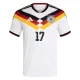 Camiseta Alemania Florian Wirtz 17 Local Mundial 2026