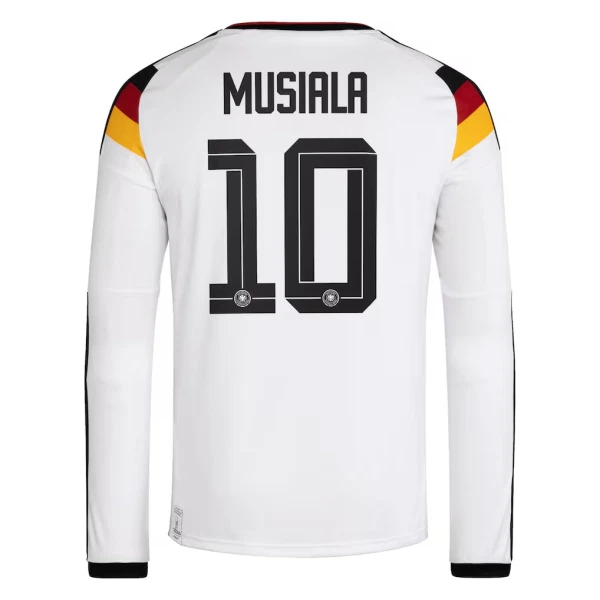 Camiseta Alemania Jamal Musiala 10 Local Mundial 2026 Manga Larga