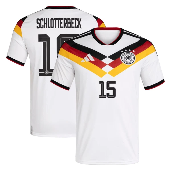 Camiseta Alemania Nico Schlotterbeck 15 Local Mundial 2026