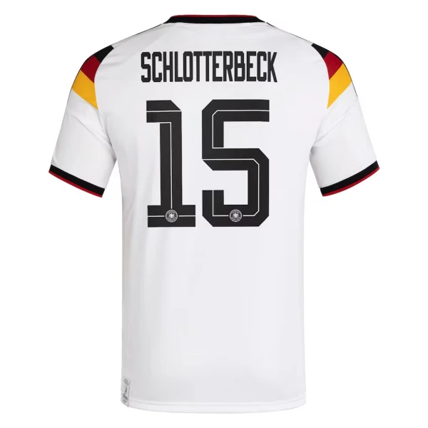 Camiseta Alemania Nico Schlotterbeck 15 Local Mundial 2026