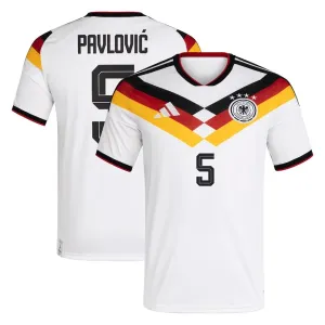 Camiseta Alemania Pavlovic 5 Local Mundial 2026