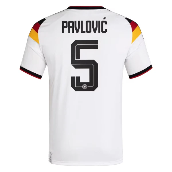 Camiseta Alemania Pavlovic 5 Local Mundial 2026