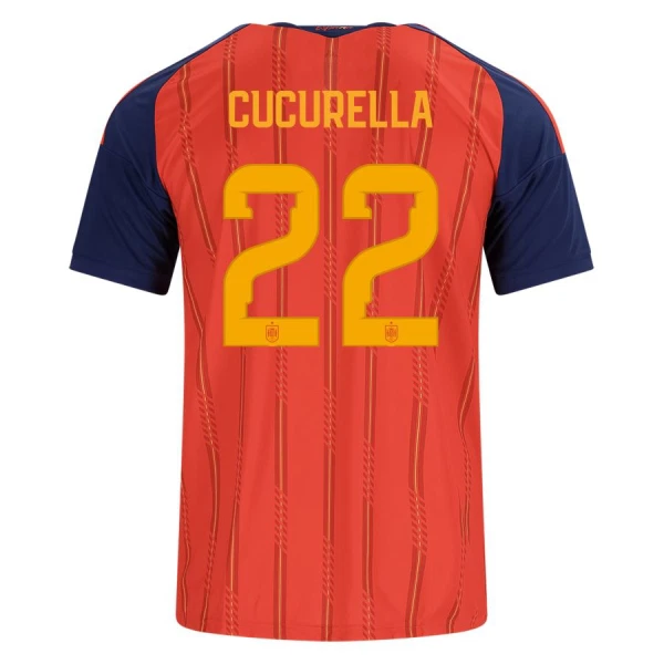 Camiseta España Cucurella 22 Local Mundial 2026