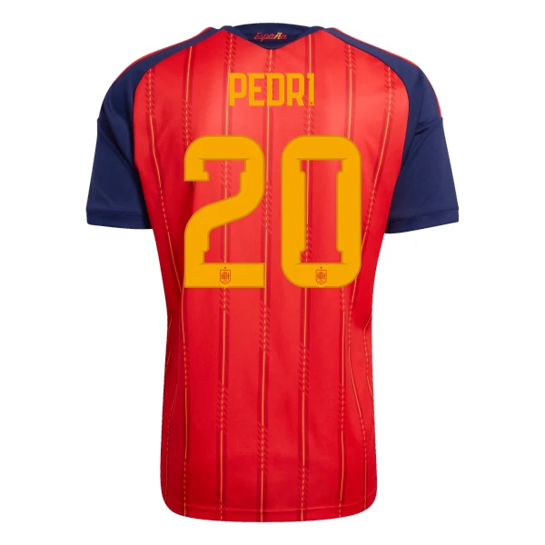 Camiseta España Pedri 20 Local Mundial 2026